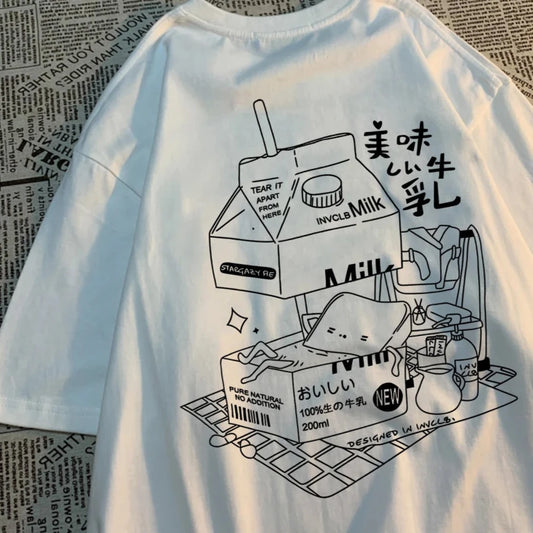 Cute milk T-shirt